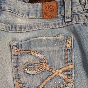 BKE KATE Jean 28 x 31.5 Buckle Denim Curvy